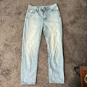 Madewell light wash jeans